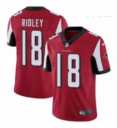 Youth Nike Atlanta Falcons 18 Calvin Ridley Red Team Color Vapor Untouchable Elite Player NFL Jersey