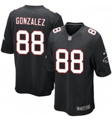 Youth Nike Atlanta Falcons 88 Tony Gonzalez Game Black Alternate NFL Jersey