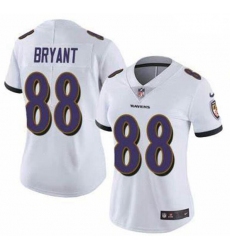 Women Baltimore Ravens Dez Bryant White Vapor Untouchable Limited Jersey