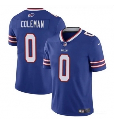 Men Buffalo Bills 0 Keon Coleman Blue 2024 Draft Vapor Untouchable Limited Stitched Football Jersey