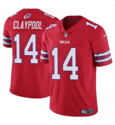 Men Buffalo Bills 14 Chase Claypool Red 2024 Vapor Untouchable Limited Stitched Football Jersey