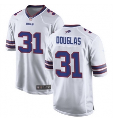 Men Buffalo Bills 31 Rasul Douglas White Stitched Football Game Jersey