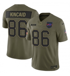 Men Buffalo Bills 86 Dalton Kincaid Olive 2025 F U S E  Salute to Service Limited Stitched Football Jersey Men Buffalo Bills 86 Dalton Kincaid Olive 2025 F U S E  Salute to Service Limited Stitched Football Jersey