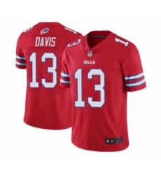 Men's Buffalo Bills #13 Gabriel Davis Red Vapor Untouchable Limited Jersey