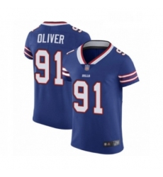 Mens Buffalo Bills 91 Ed Oliver Royal Blue Team Color Vapor Untouchable Elite Player Football Jersey
