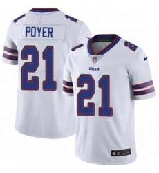 Mens Nike Buffalo Bills 21 Jordan Poyer White Vapor Untouchable Limited Player NFL Jersey