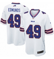 Mens Nike Buffalo Bills 49 Tremaine Edmunds Game White NFL Jersey