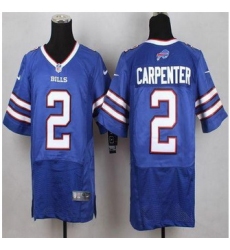 New Buffalo Bills #2 Dan Carpenter Royal Blue Team Color Men Stitched NFL New Elite Jersey