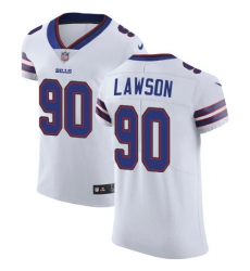 Nike Bills #90 Shaq Lawson White Mens Stitched NFL Vapor Untouchable Elite Jersey