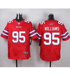 Nike Bills #95 Kyle Williams Red Mens Stitched NFL Elite Rush Jersey