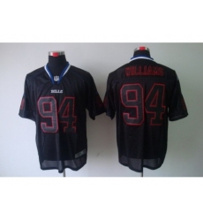 Nike Buffalo Bills 94 Mario Williams Black Elite Lights Out NFL Jersey