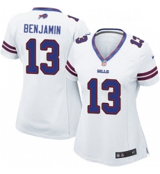 Womens Nike Buffalo Bills 13 Kelvin Benjamin Game White NFL Jersey