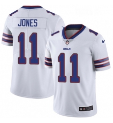 Youth Nike Buffalo Bills 11 Zay Jones Elite White NFL Jersey