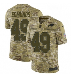 Youth Nike Buffalo Bills 49 Tremaine Edmunds Limited Camo 2018 Salute to Service NFL Jersey