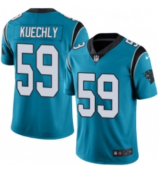 Mens Nike Carolina Panthers 59 Luke Kuechly Limited Blue Rush Vapor Untouchable NFL Jersey