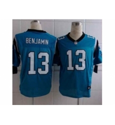 Nike carolina panthers 13 Kelvin Benjamin blue game NFL Jersey