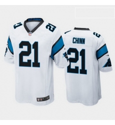 men jeremy chinn carolina panthers white game jersey