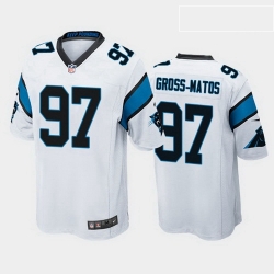 men yetur gross matos carolina panthers white game jersey