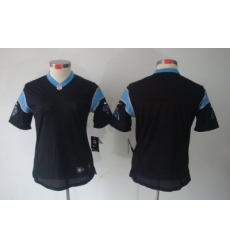 Women Nike Carolina Panthers Blank Black Color[Women Limited Jerseys]