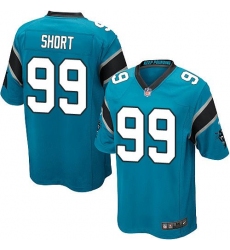 Nike Panthers #99 Kawann Short Blue Alternate Youth Stitched NFL Elite Jersey