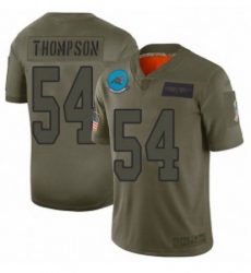 Youth Carolina Panthers 54 Shaq Thompson Limited Camo 2019 Salute to Service Football Jersey