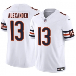 Men Chicago Bears 13 Maurice Alexander White 2025 F U S E  Vapor Untouchable Limited Stitched Football Jersey