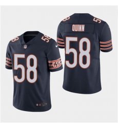 Men Chicago Bears  58 Robert Quinn Vapor Untouchable Limited Navy Jersey