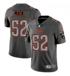 Nike Bears 52 Khalil Mack Gray Camo Vapor Untouchable Limited Jersey