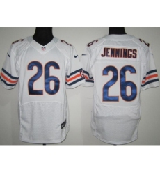 Nike Chicago Bears 26 Tim Jennings White Elite NFL Jersey