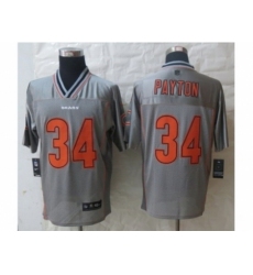 Nike Chicago Bears 34 Walter Payton Grey Elite Vapor NFL Jersey