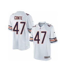 Nike Chicago Bears 47 Chris Conte White Limited NFL Jersey