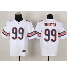 Nike Chicago Bears 99 Lamarr Houston White Elite NFL Jersey