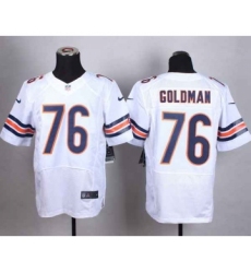 nike nfl jerseys chicago bears 76 goldman white[Elite]