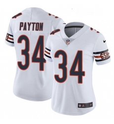 Womens Nike Chicago Bears 34 Walter Payton White Vapor Untouchable Limited Player NFL Jersey