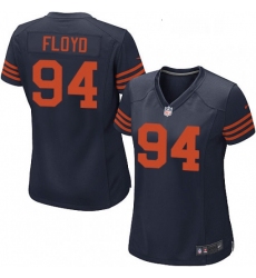 Womens Nike Chicago Bears 94 Leonard Floyd Game Navy Blue Alternate NFL Jersey