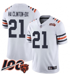 Youth Chicago Bears 21 Ha Ha ClintonDix White 100th Season Limited Football Jersey