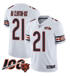 Youth Chicago Bears 21 Ha Ha ClintonDix White Vapor Untouchable Limited Player 100th Season Football Jersey