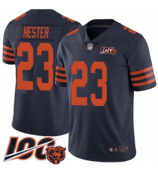 Youth Chicago Bears 23 Devin Hester Limited Navy Blue Rush Vapor Untouchable 100th Season Football Jersey 