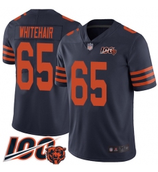 Youth Chicago Bears 65 Cody Whitehair Limited Navy Blue Rush Vapor Untouchable 100th Season Football Jersey