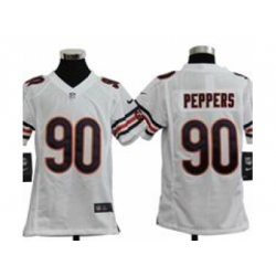 Youth Nike Youth Chicago Bears #90 Julius Peppers White jerseys