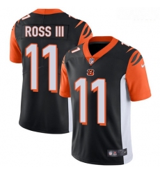 Bengals 11 John Ross III Black Team Color Men Stitched Football Vapor Untouchable Limited Jersey