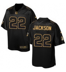 Nike Bengals #22 William Jackson Black Mens Stitched NFL Elite Pro Line Gold Collection Jersey