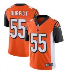 Nike Bengals #55 Vontaze Burfict Orange Alternate Mens Stitched NFL Vapor Untouchable Limited Jersey