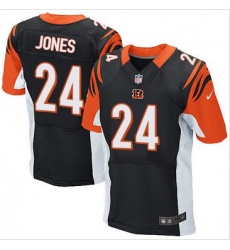 Nike Cincinnati Bengals #24 Adam Jones Black Team Color Mens Stitched NFL Elite Jersey