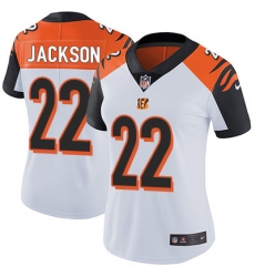 Nike Bengals #22 William Jackson White Womens Stitched NFL Vapor Untouchable Limited Jersey