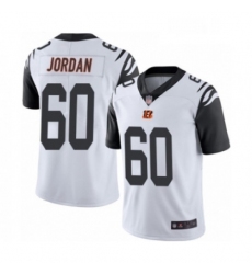 Youth Cincinnati Bengals 60 Michael Jordan Limited White Rush Vapor Untouchable Football Jersey