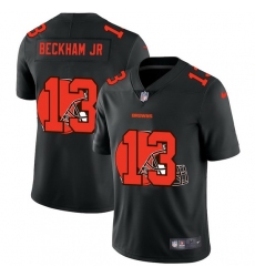 Cleveland Browns 13 Odell Beckham Jr  Men Nike Team Logo Dual Overlap Limited NFL Jersey Black