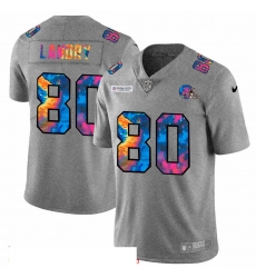 Men Cleveland Browns 80 Jarvis Landry Men Nike Multi Color 2020 NFL Crucial Catch NFL Jersey Greyheather