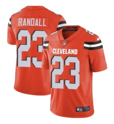 Nike Browns #23 Damarious Randall Orange Alternate Mens Stitched NFL Vapor Untouchable Limited Jersey