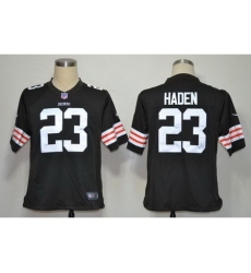 Nike Cleveland Browns 23 Joe Haden Brown Game NFL Jersey